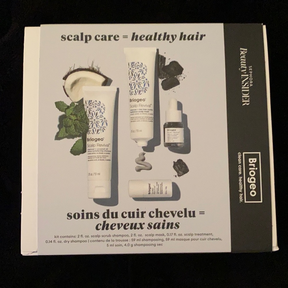 FREE WITH BUNDLE BRIOGEO SCALP CARE SHAMPOO SET
